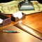 Dacasso Dark Brown Bonded Leather Business Card Holder AG-3607 - alternate 2